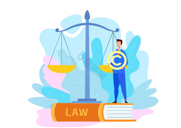 世界法律日天秤律师法律书籍形象图片