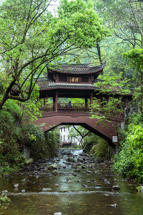 古廊桥桥梁风光