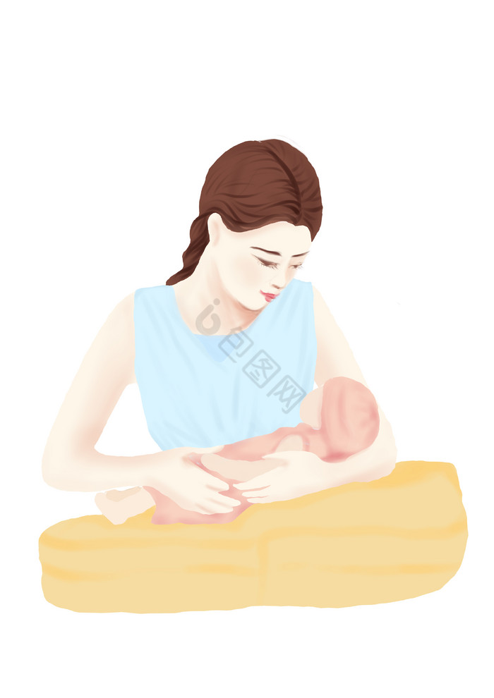 母亲节哺乳母乳宝妈图片