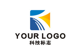 科技电子商务字母K标志LOGO VI