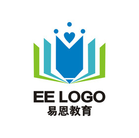 大气学校补习班教育LOGO标志VI