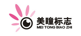 简约大气美瞳隐形眼镜LOGO标志VI