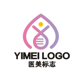 生物科技医美美容LOGO标志VI