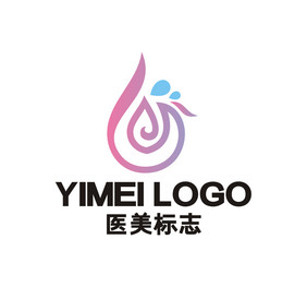 唯美大气凤凰医美美容瘦身LOGO标志VI