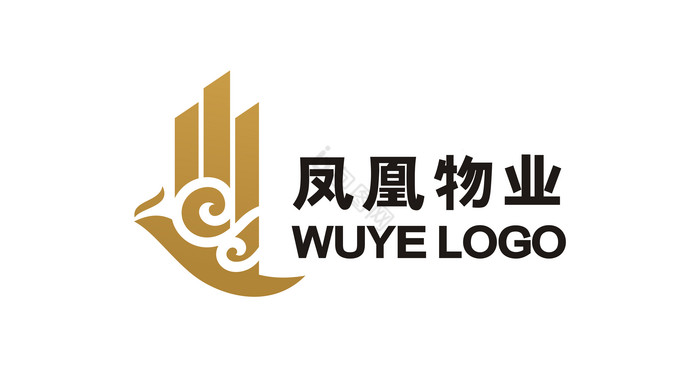 凤凰房地产物业LOGO标志VI图片