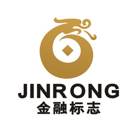 大气古典金融投资龙LOGO标志VI