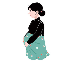 孕妇的微信头像图片