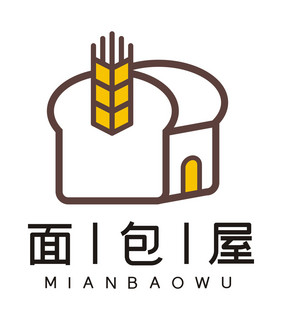 面包店蛋糕店面包面点LOGO标志VI