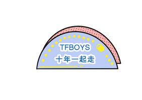 明星应援TFBOYS手举牌