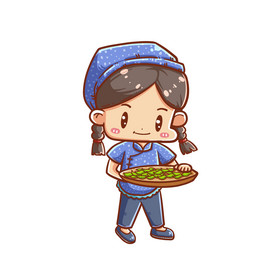 采茶女采茶茶农茶山图片