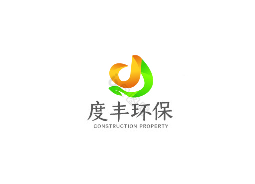 d字母环保logoVI模板图片