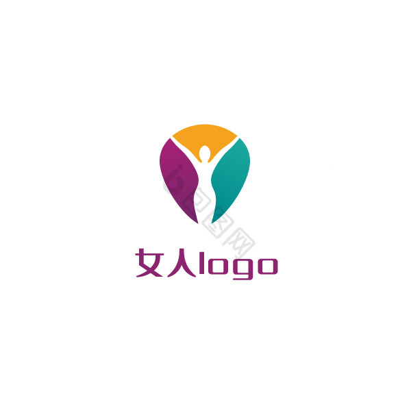 美容健身保养女人logo图片