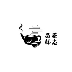 茶叶品茶喝茶logo