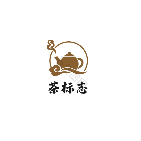 茶叶喝茶茶壶logo图片