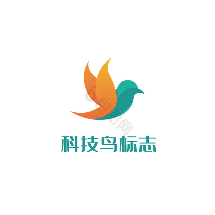 科技鸟logo图片