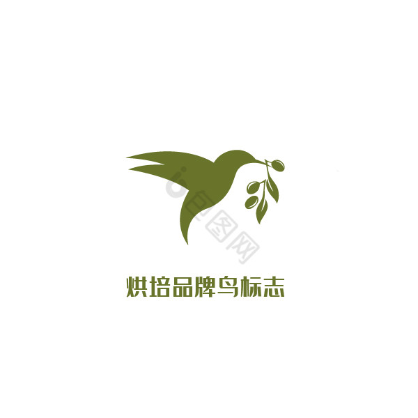 餐饮烘培鸟logo图片