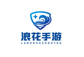 蓝色科技手游网络logo