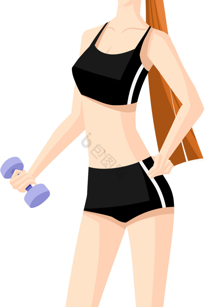 健身减肥瘦身女人图片