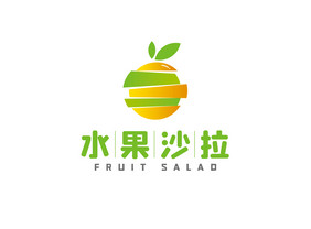 健康简约水果沙拉logo