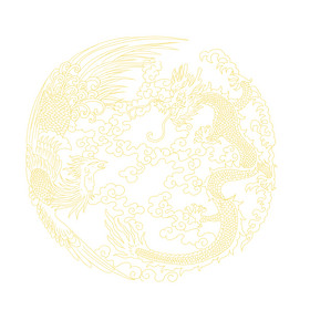 金色龙凤呈祥花纹图片