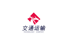 大气龙图形时尚交通运输物流快递logo