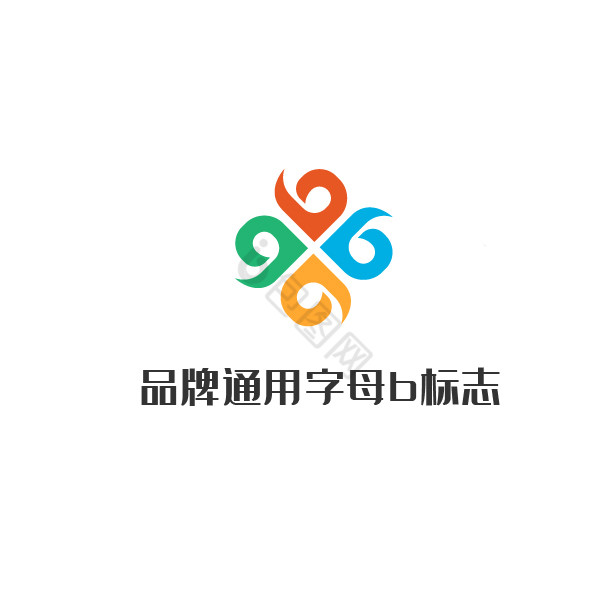 教育儿童学校字母b标志图片