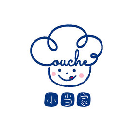 线条厨师小当家logo