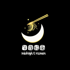 简约形象美食点心创意logo设计