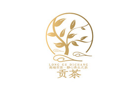 高端大气贡茶食品电商LOGO