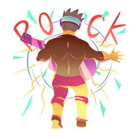 摇滚歌手摇滚音乐