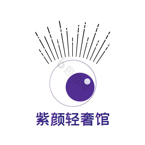 线条眼睛服饰logo图片