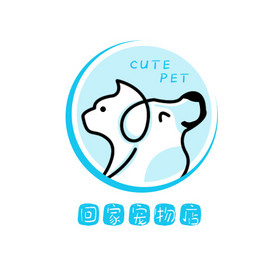 猫狗宠物类logo图片