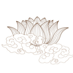 佛教宗教荷花莲花