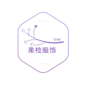 手绘唯美服饰创意logo设计