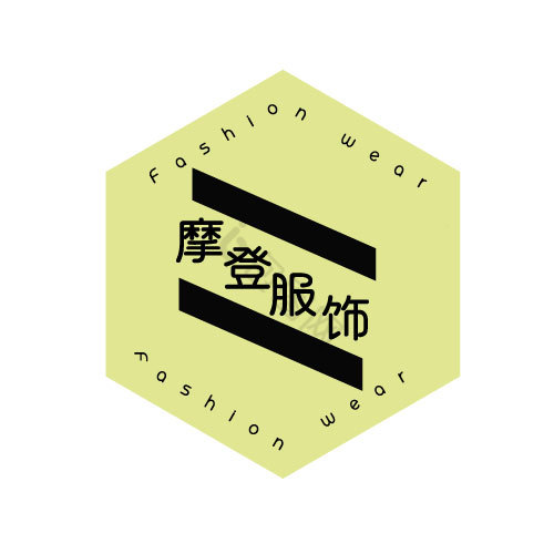 几何线框服饰logo图片