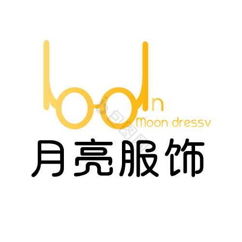 字母moon服饰logo图片