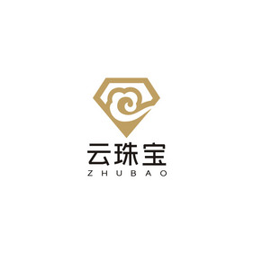 电商珠宝钻石祥云LOGO标志VI