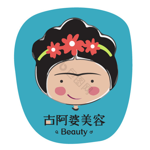 女生头像logo模板-包图网