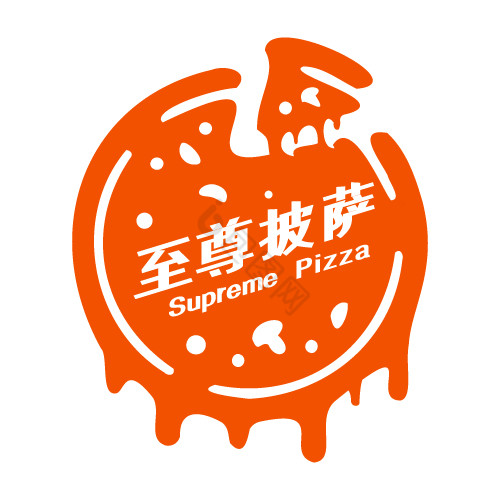披萨头像logo图片