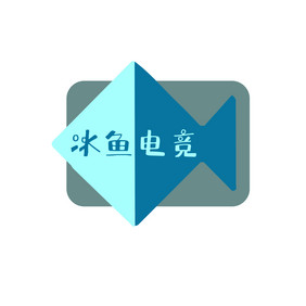 蓝色电竞游戏创意logo设计