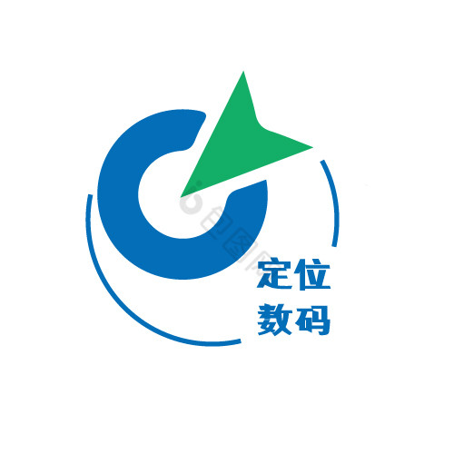 科技感定位logo图片