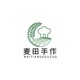 面包店蛋糕店小麦LOGO标志VI