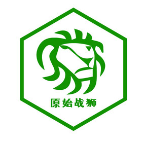 个性狮子搏击游戏创意logo设计