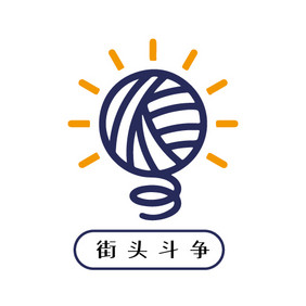 简约线条运动舞蹈创意logo设计