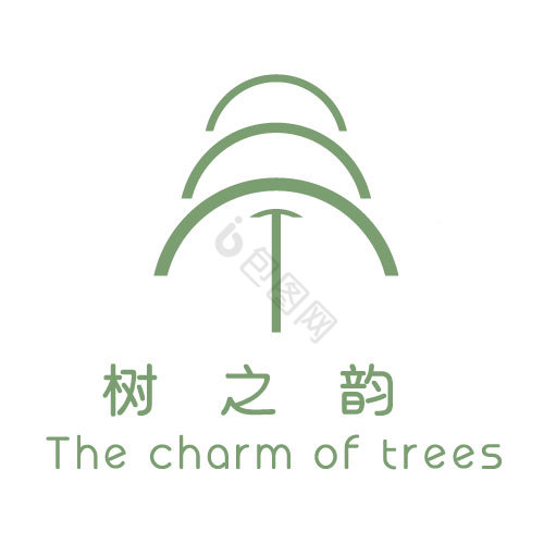 线条树穿搭logo图片