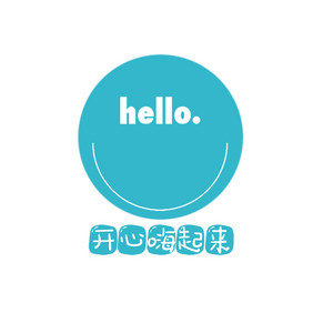 简约表情笑脸搞怪搞笑创意logo设计