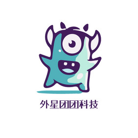 大眼怪兽科技创意logo设计