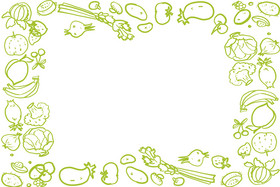 蔬菜边框