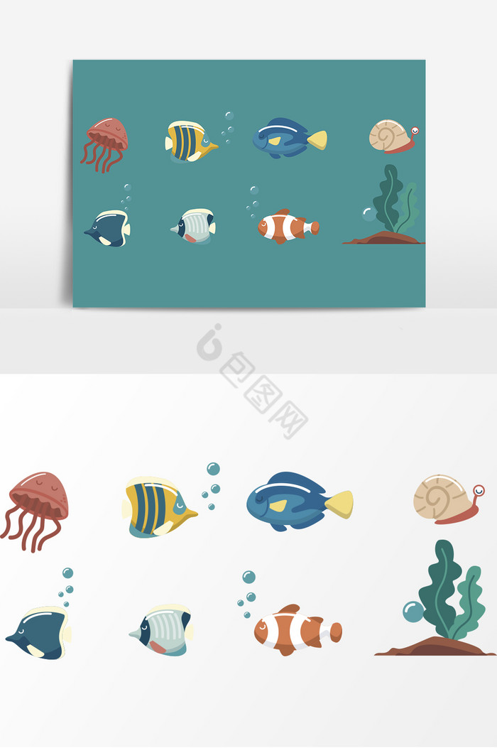 海洋矢量图片-海洋矢量素材免费下载-包图网