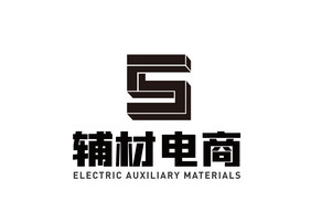 黑色石材电商logo